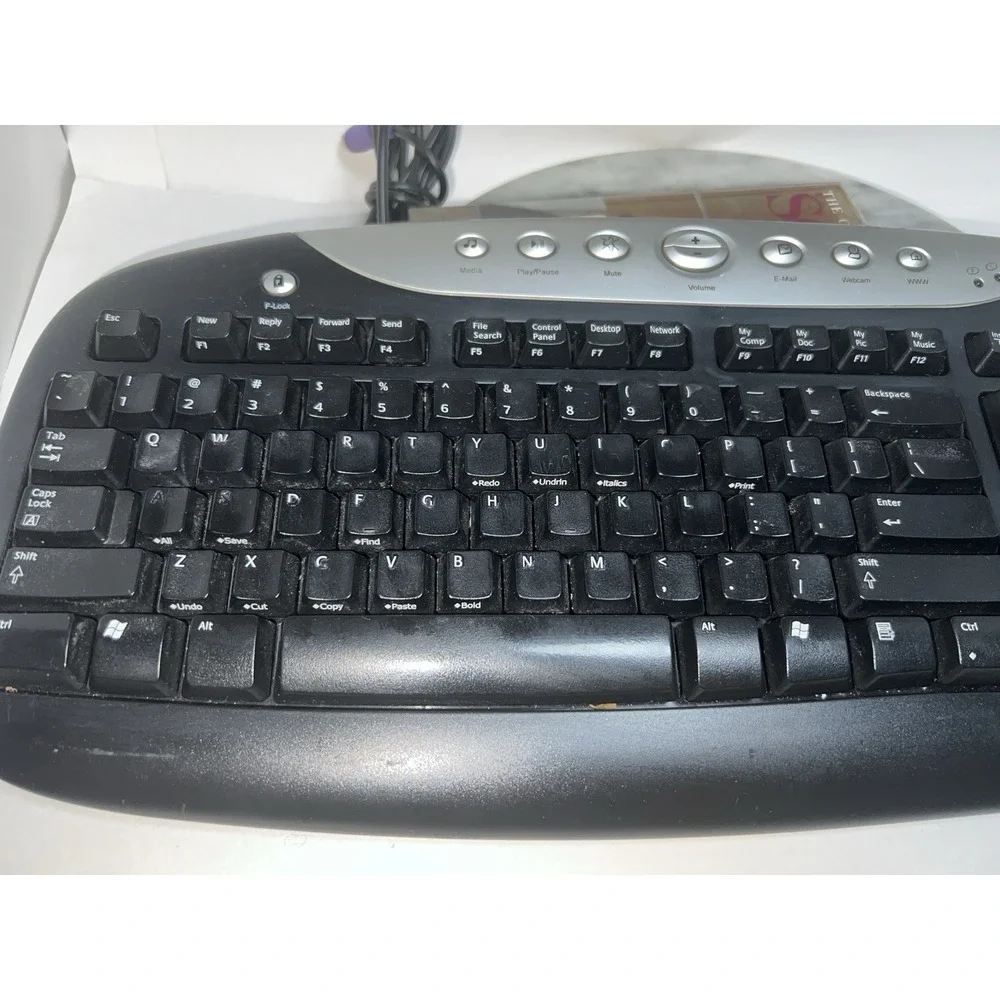 Logitech Elite Wired Keyboard Only Model No. Y-SAB59 Tested Original Corded